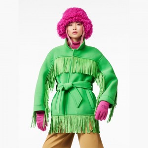 Bunda Goldbergh FRINGE Zelene | 973845-AZH