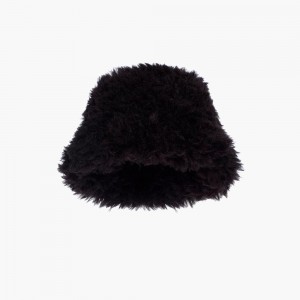 Ciapka Goldbergh BIRD faux fur Čierne | 164905-KMP