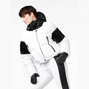 Lyziarska Bunda Goldbergh ARLETH Biele | 503496-FAU