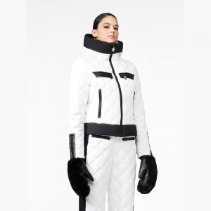 Lyziarska Bunda Goldbergh CECILE Biele | 352967-KVY