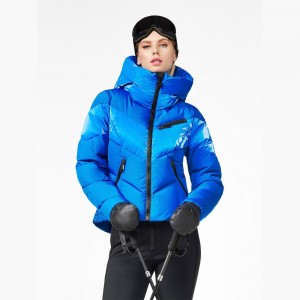 Lyziarska Bunda Goldbergh MORAINE Modre | 496385-UMW