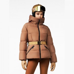 Lyziarska Bunda Goldbergh SNOWMASS Béžové | 583246-UOK