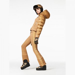 Lyziarske Nohavice Goldbergh GOLDEN EDGE Hnede | 510487-YXN