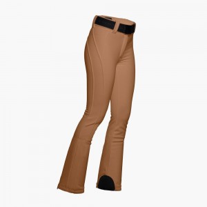 Lyziarske Nohavice Goldbergh PIPPA long Hnede | 023419-FMQ