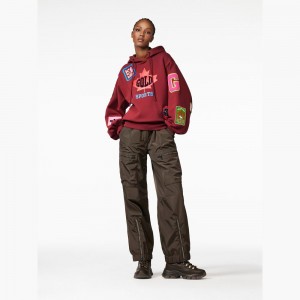 Nohavice Goldbergh CARGO Hnede | 980473-HRO