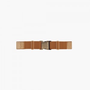 Opasok Goldbergh STUD Hnede | 578214-QHV