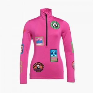 Ski Pully Goldbergh BODYCHECK Ruzove | 573816-DMP