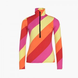 Ski Pully Goldbergh LOLLYPOP Stripes | 935218-KWD