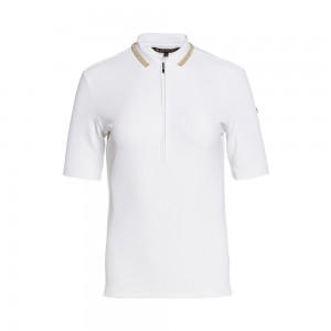 Tricko Goldbergh CASSIA short sleeve Biele | 391746-XWM