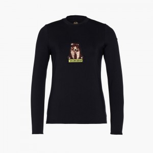 Tricko Goldbergh GOLDBEARGH long sleeve Čierne | 163278-WBV
