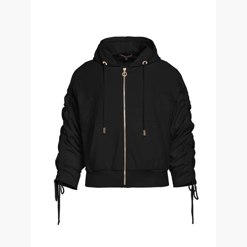 Bunda Goldbergh JAZLYN hooded cardigan Čierne | 360275-LNP