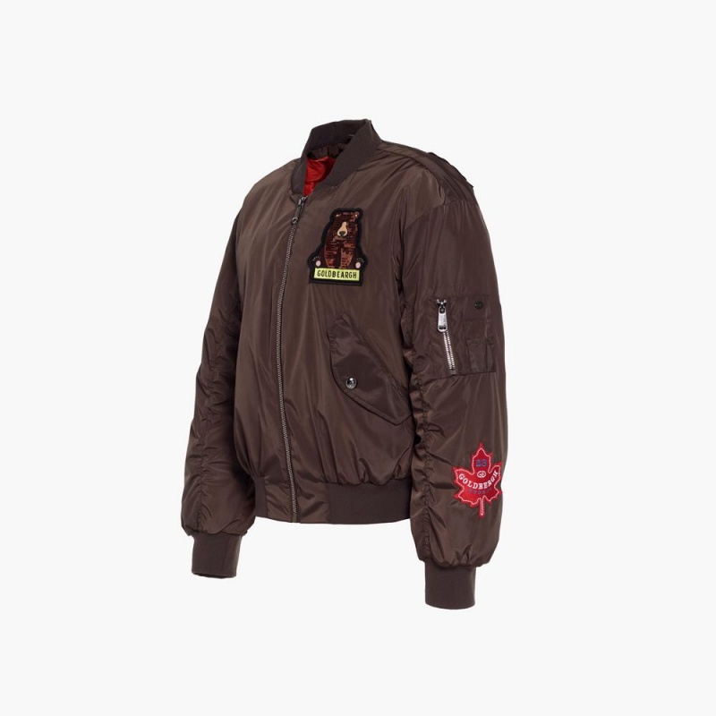 Bunda Goldbergh ROOSTER Hnede | 069854-PFJ