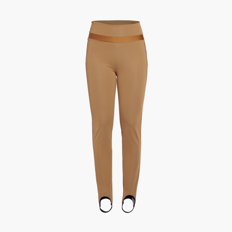 Leginy Goldbergh PRAISE ski Hnede | 960287-XWT