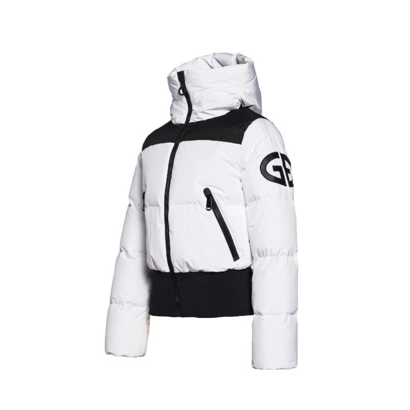 Lyziarska Bunda Goldbergh BOULDER Biele | 245381-QKU