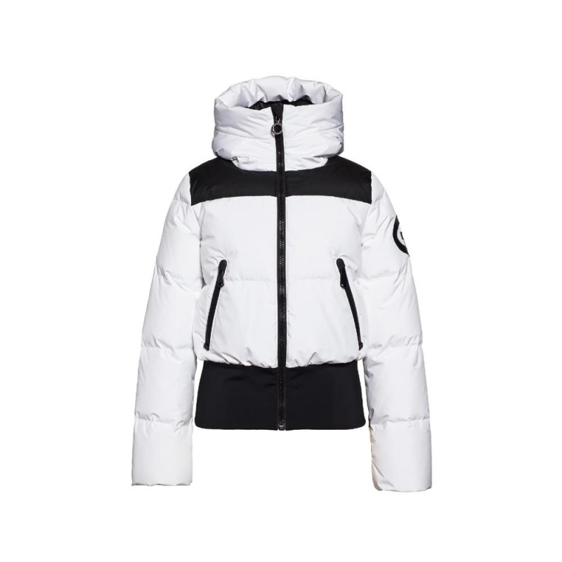 Lyziarska Bunda Goldbergh BOULDER Biele | 245381-QKU