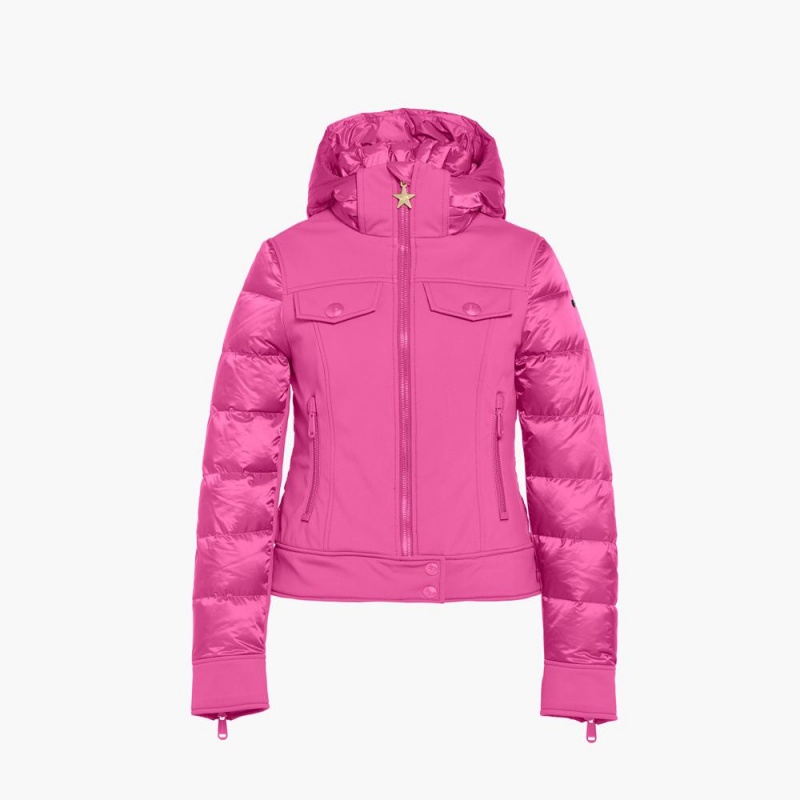 Lyziarska Bunda Goldbergh CANYON Ruzove | 490837-TOC