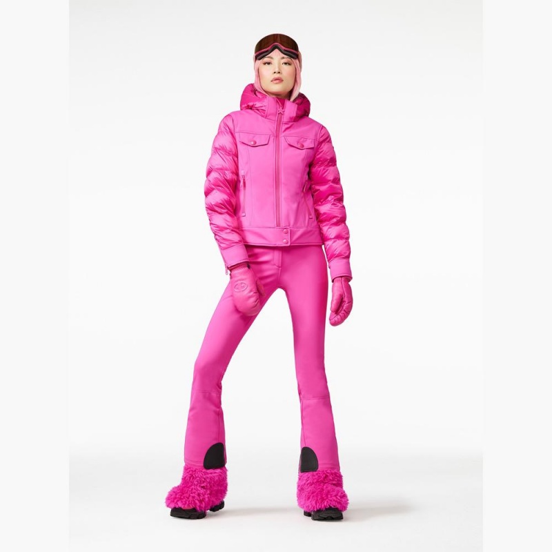 Lyziarska Bunda Goldbergh CANYON Ruzove | 490837-TOC