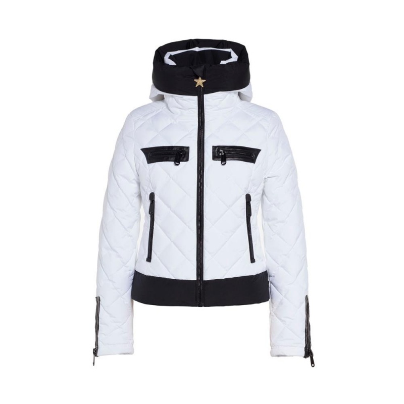 Lyziarska Bunda Goldbergh CECILE Biele | 352967-KVY
