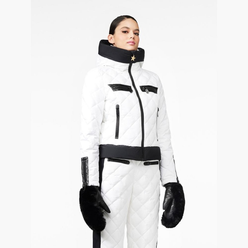 Lyziarska Bunda Goldbergh CECILE Biele | 352967-KVY