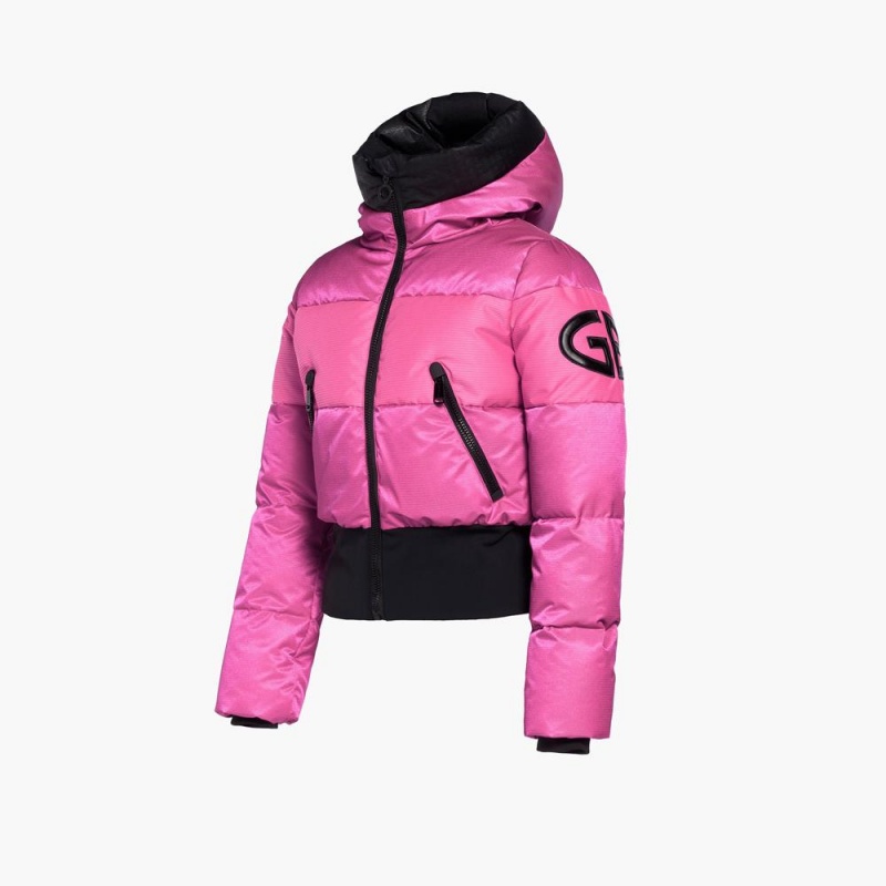 Lyziarska Bunda Goldbergh FEVER Ruzove | 527614-LRU