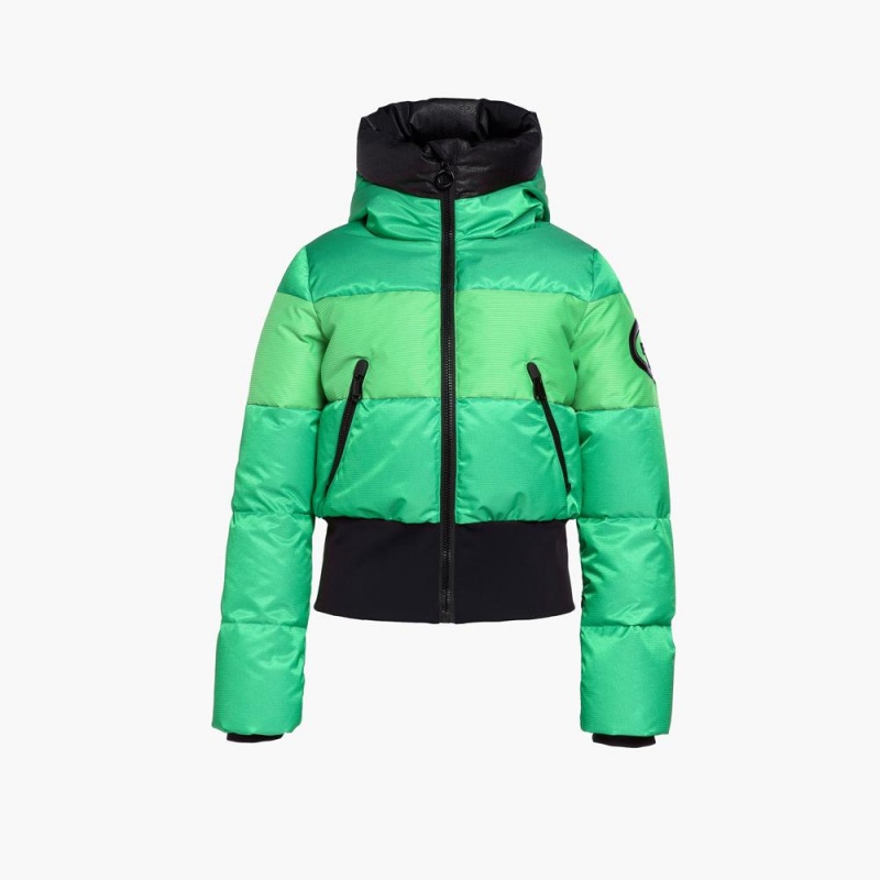 Lyziarska Bunda Goldbergh FEVER Zelene | 273590-TQJ