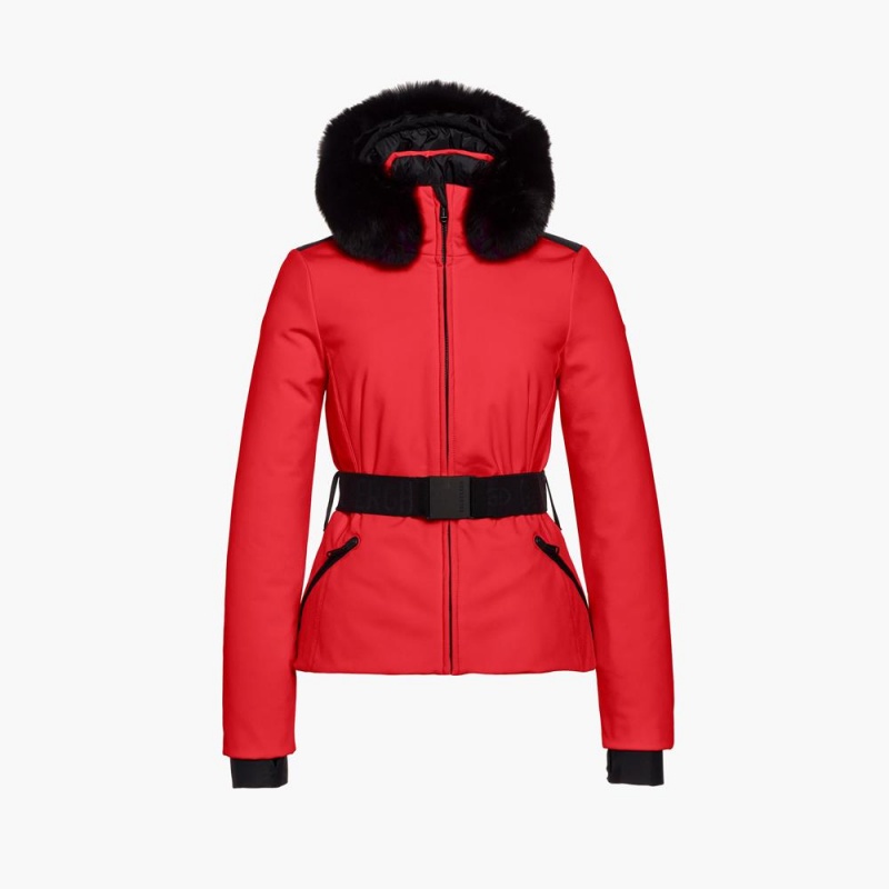 Lyziarska Bunda Goldbergh HIDA faux border Červené | 534719-PSH
