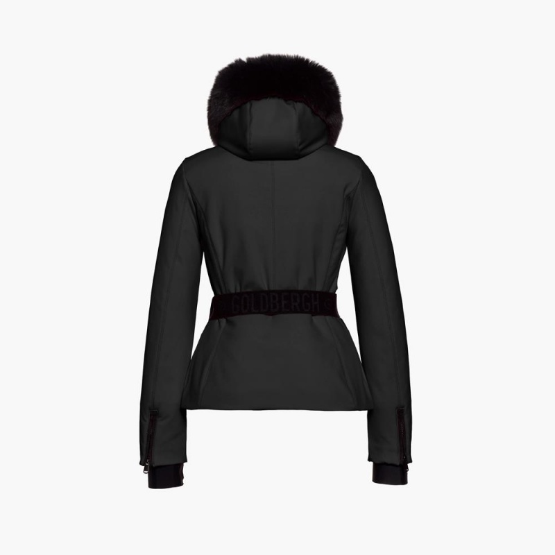 Lyziarska Bunda Goldbergh HIDA faux border Čierne | 502816-IHG