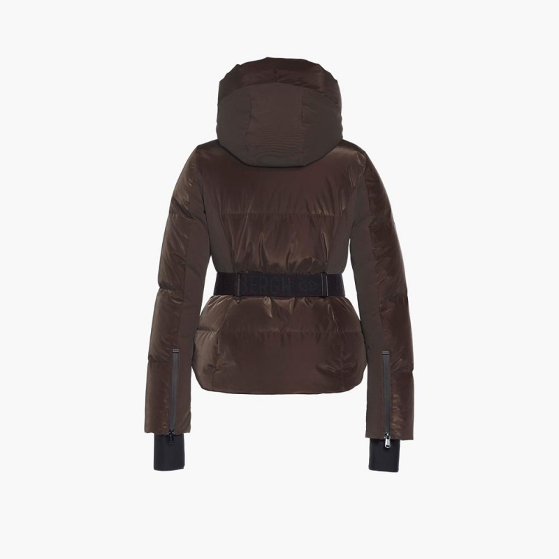 Lyziarska Bunda Goldbergh LOU Hnede | 826479-ISY
