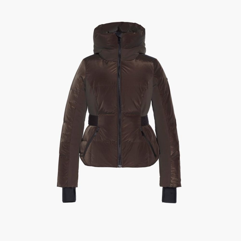 Lyziarska Bunda Goldbergh LOU Hnede | 826479-ISY