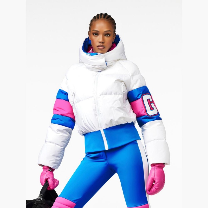 Lyziarska Bunda Goldbergh PUCK Biele | 786251-JYB