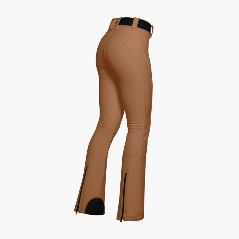 Lyziarske Nohavice Goldbergh PIPPA long Hnede | 023419-FMQ