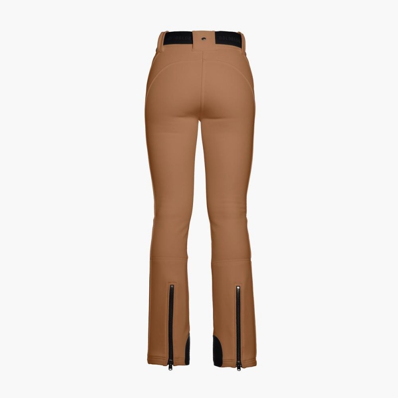 Lyziarske Nohavice Goldbergh PIPPA long Hnede | 023419-FMQ