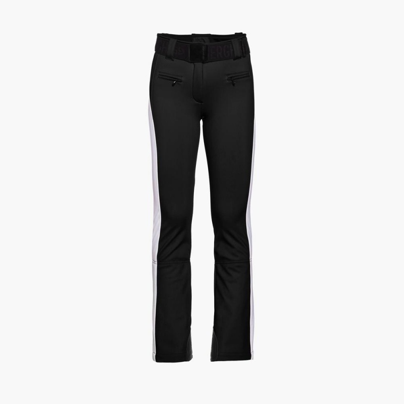 Lyziarske Nohavice Goldbergh RUNNER Čierne Biele | 981304-LMX