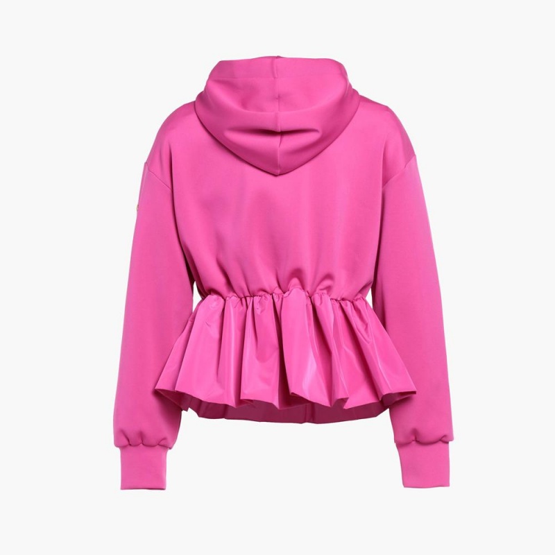 Mikina Goldbergh BUTTERCUP full zip hooded cardigan Ruzove | 732854-ERC