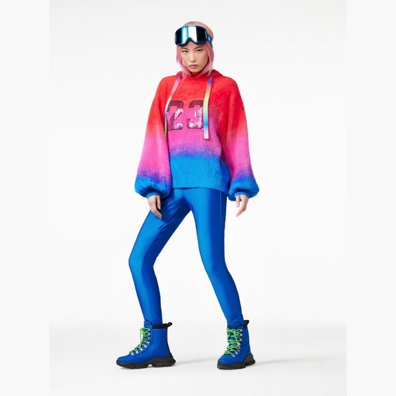 Mikina Goldbergh DESIRE hooded knit Červené | 815079-HQK