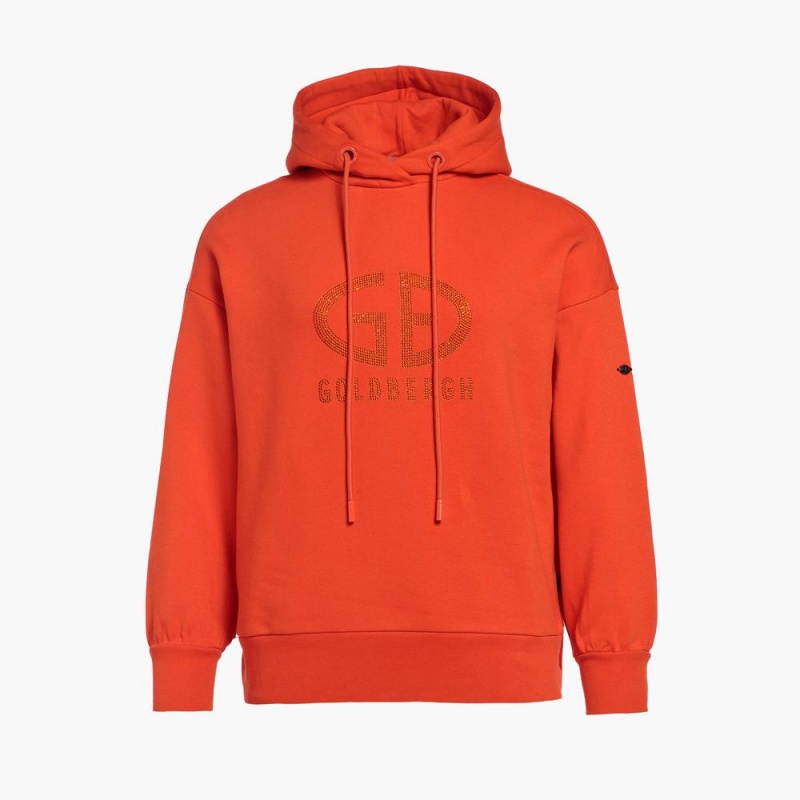 Mikina Goldbergh SPARKLING hooded Oranžové | 321586-BMY