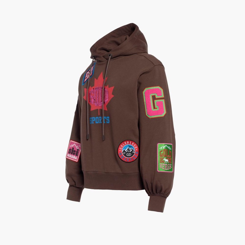 Mikina Goldbergh STANLEY hooded Hnede | 032568-XCW