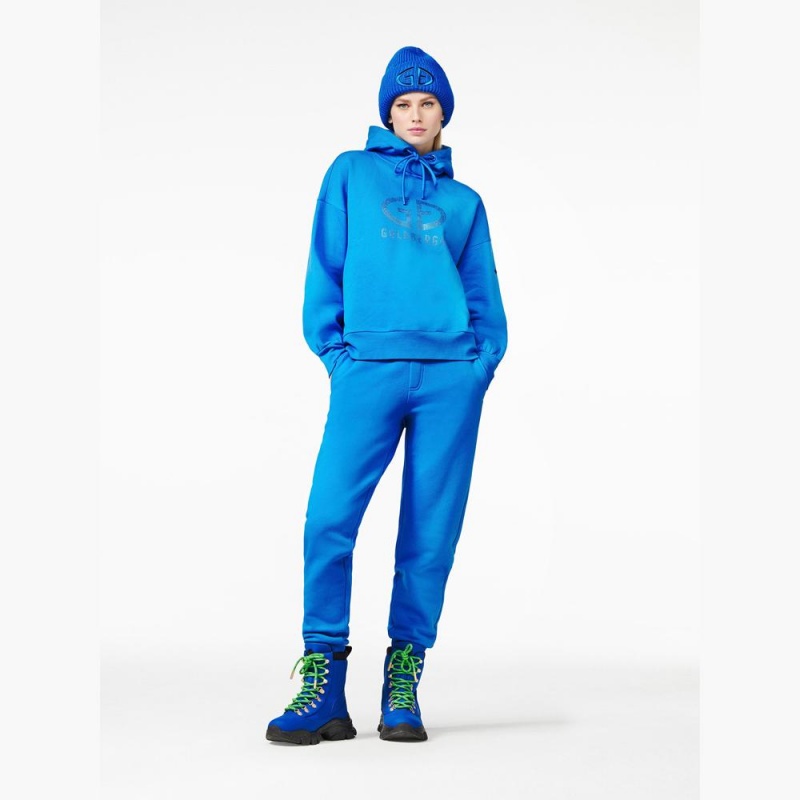 Nohavice Goldbergh BRIGHT bottoms Modre | 958061-NQJ
