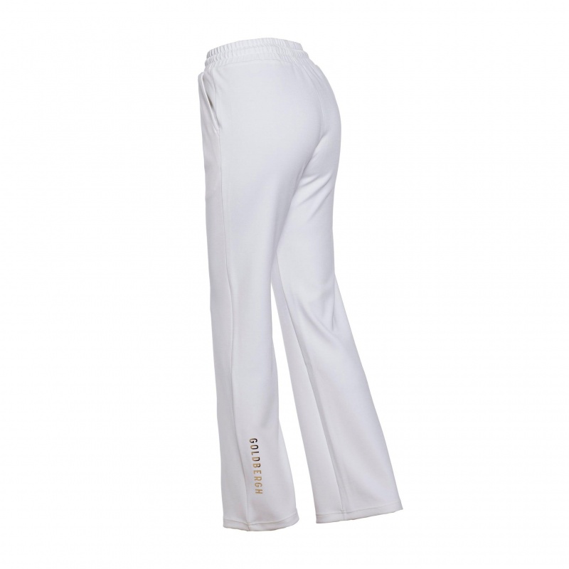 Nohavice Goldbergh BROOKLYN Biele | 367958-QUZ