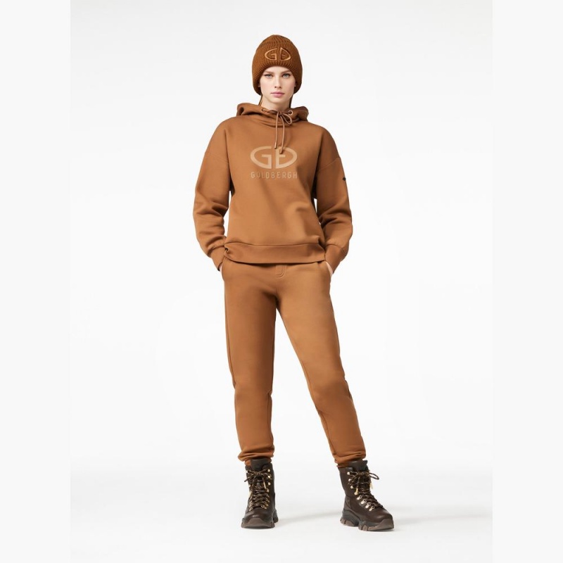 Nohavice Goldbergh EASE sweat Béžové | 973208-BFJ