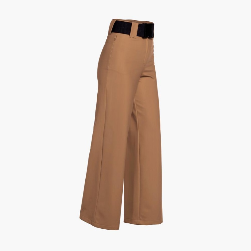 Nohavice Goldbergh WHAM Hnede | 157432-OWA