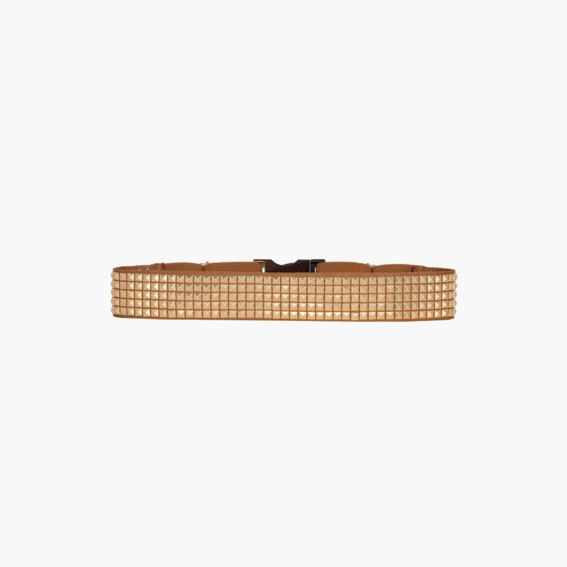 Opasok Goldbergh STUD Hnede | 578214-QHV