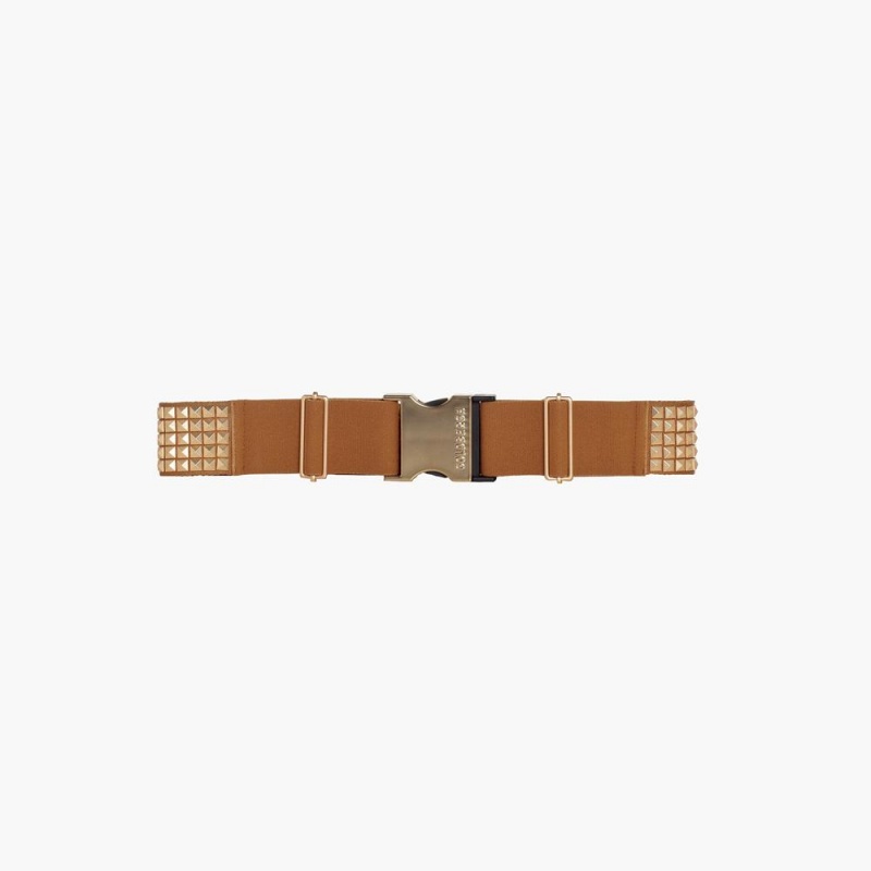 Opasok Goldbergh STUD Hnede | 578214-QHV