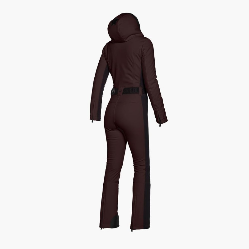 Overal Goldbergh PARRY long Tmavo Hnede | 352609-DJH