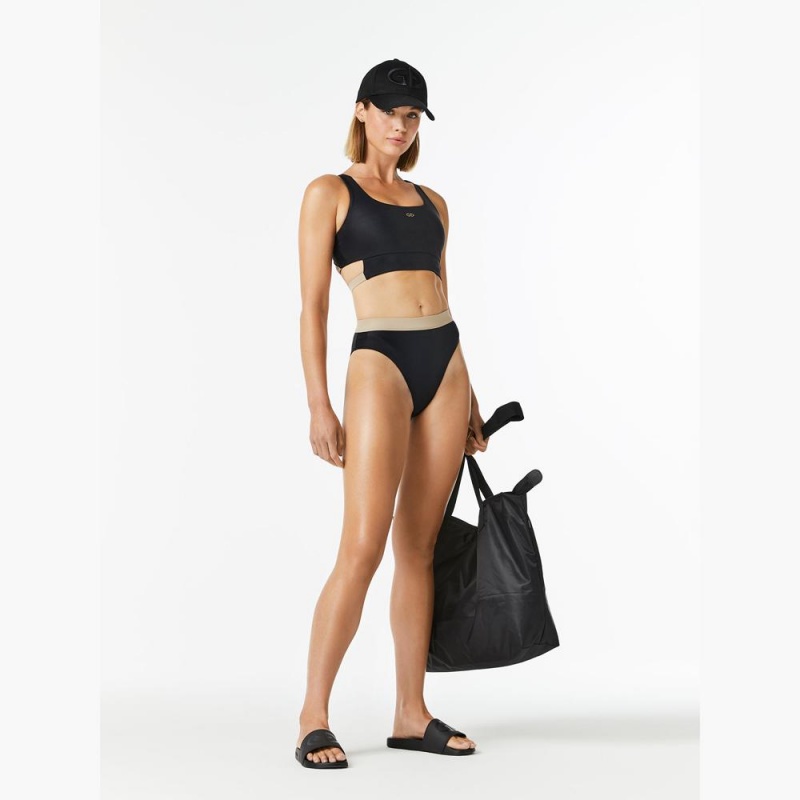Plavky Goldbergh ATLANTIC swim bra Čierne | 261734-IYF