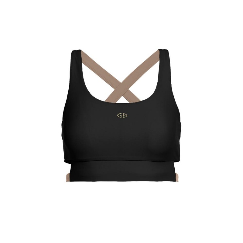 Plavky Goldbergh ATLANTIC swim bra Čierne | 261734-IYF