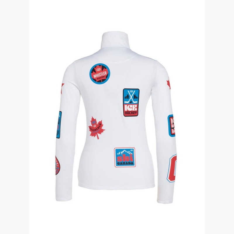 Ski Pully Goldbergh BODYCHECK Biele | 860295-JVY