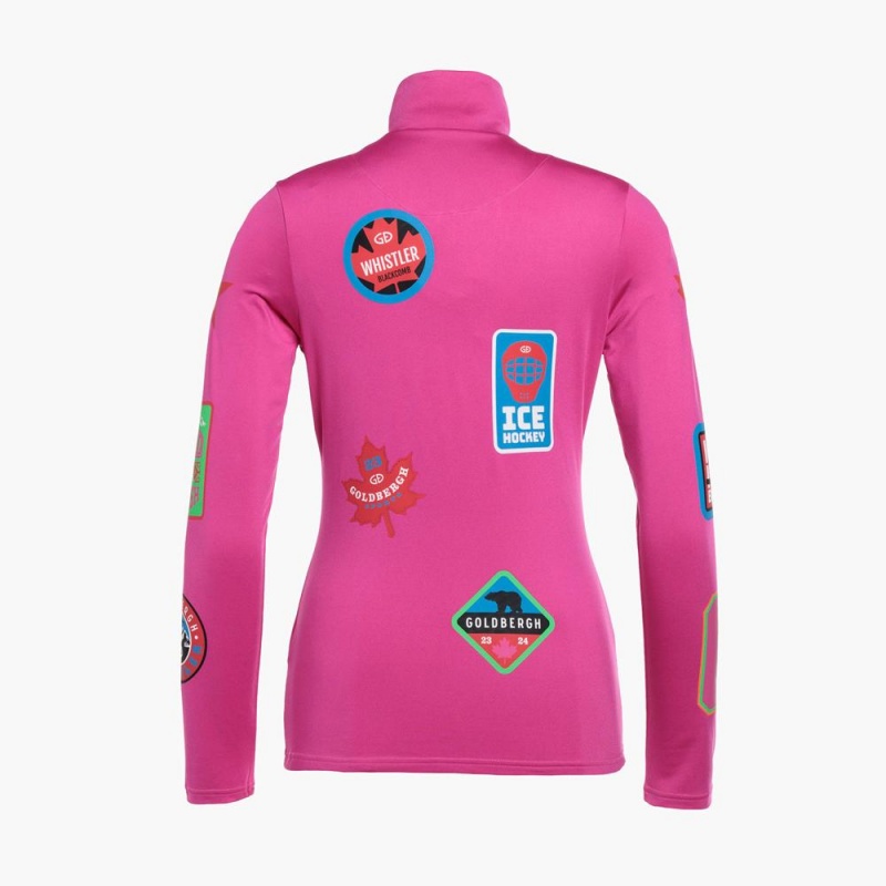 Ski Pully Goldbergh BODYCHECK Ruzove | 573816-DMP