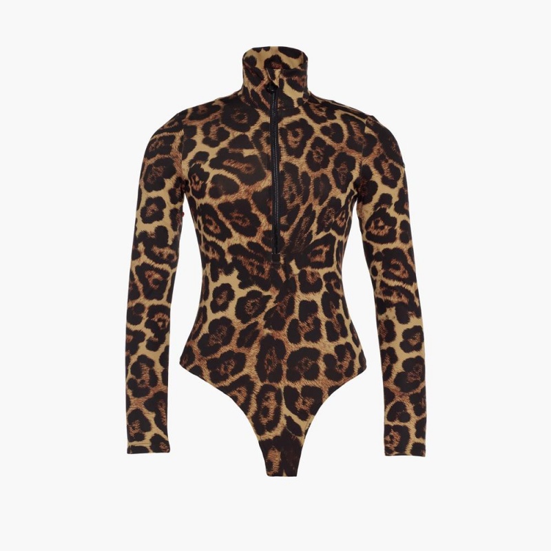 Ski Pully Goldbergh CATHY ski body Leopardie | 360251-GTL