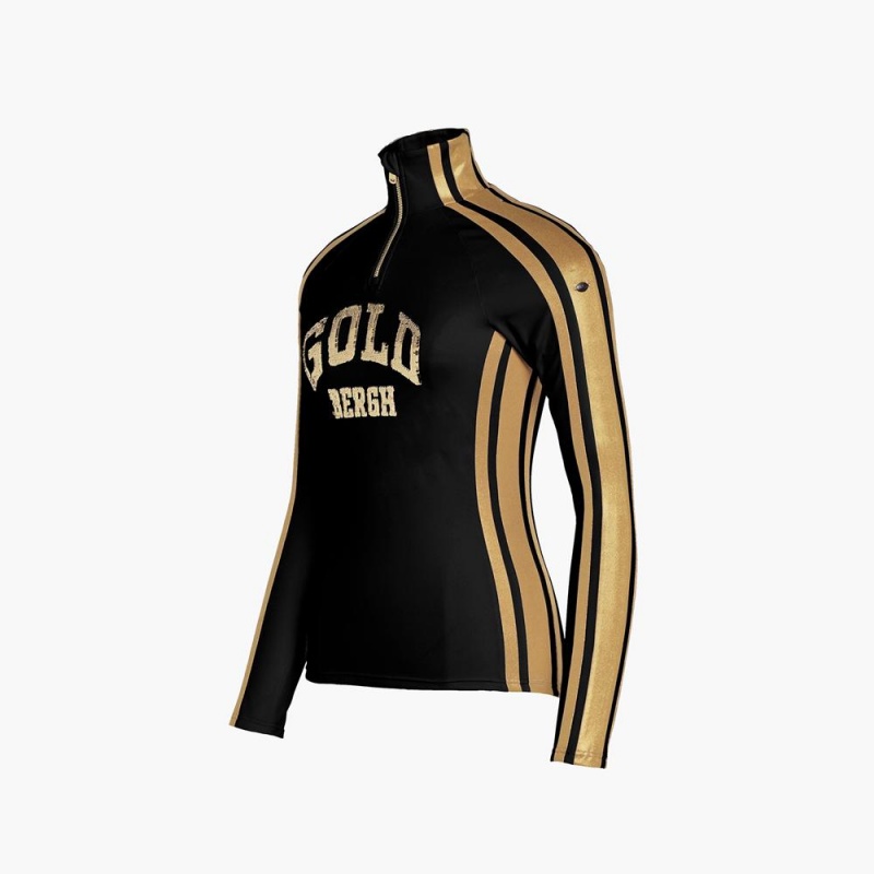 Ski Pully Goldbergh GOBLET Čierne Zlate | 270863-QEY